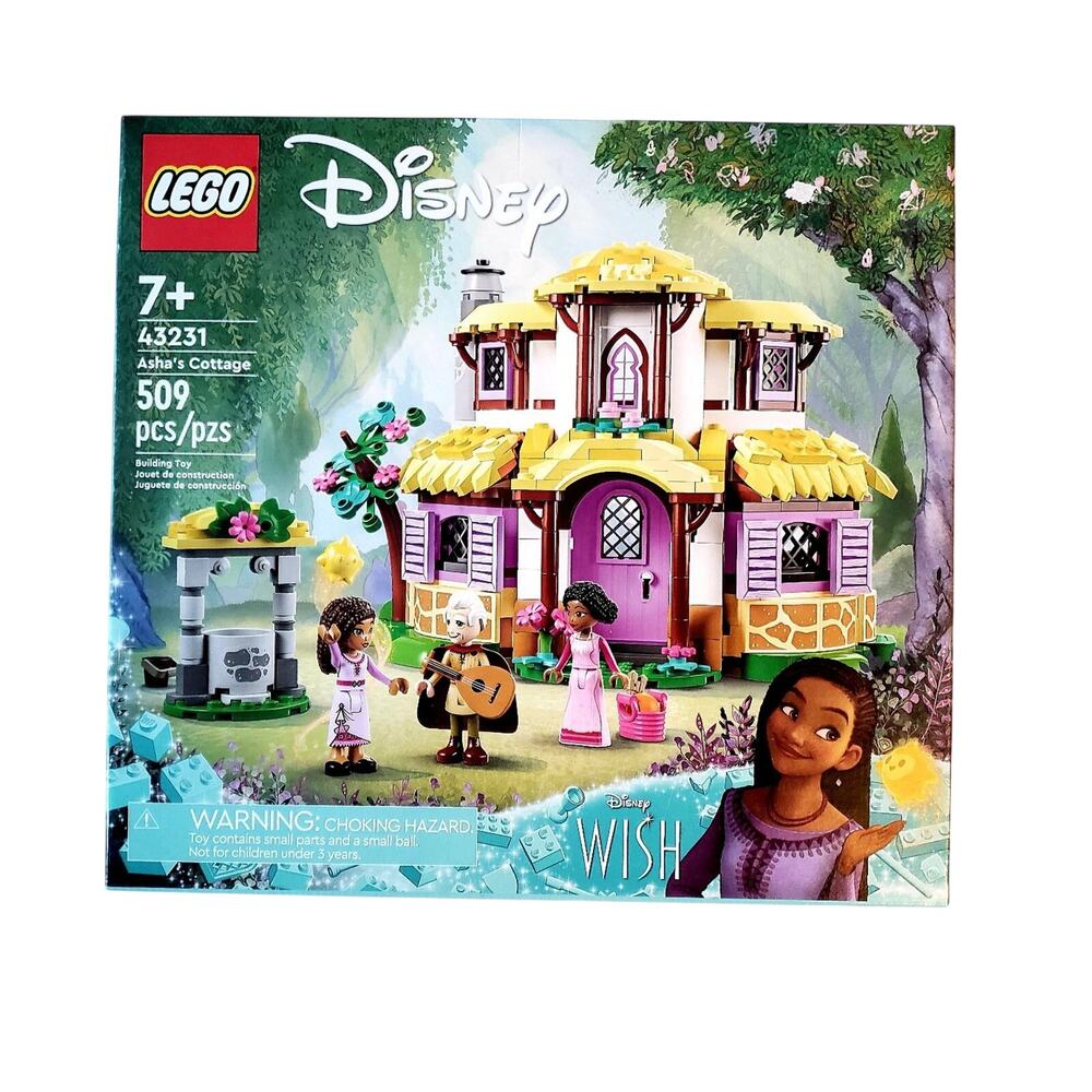 Lego Disney 43231 Asha's Cottage New In Sealed Box Retired Set